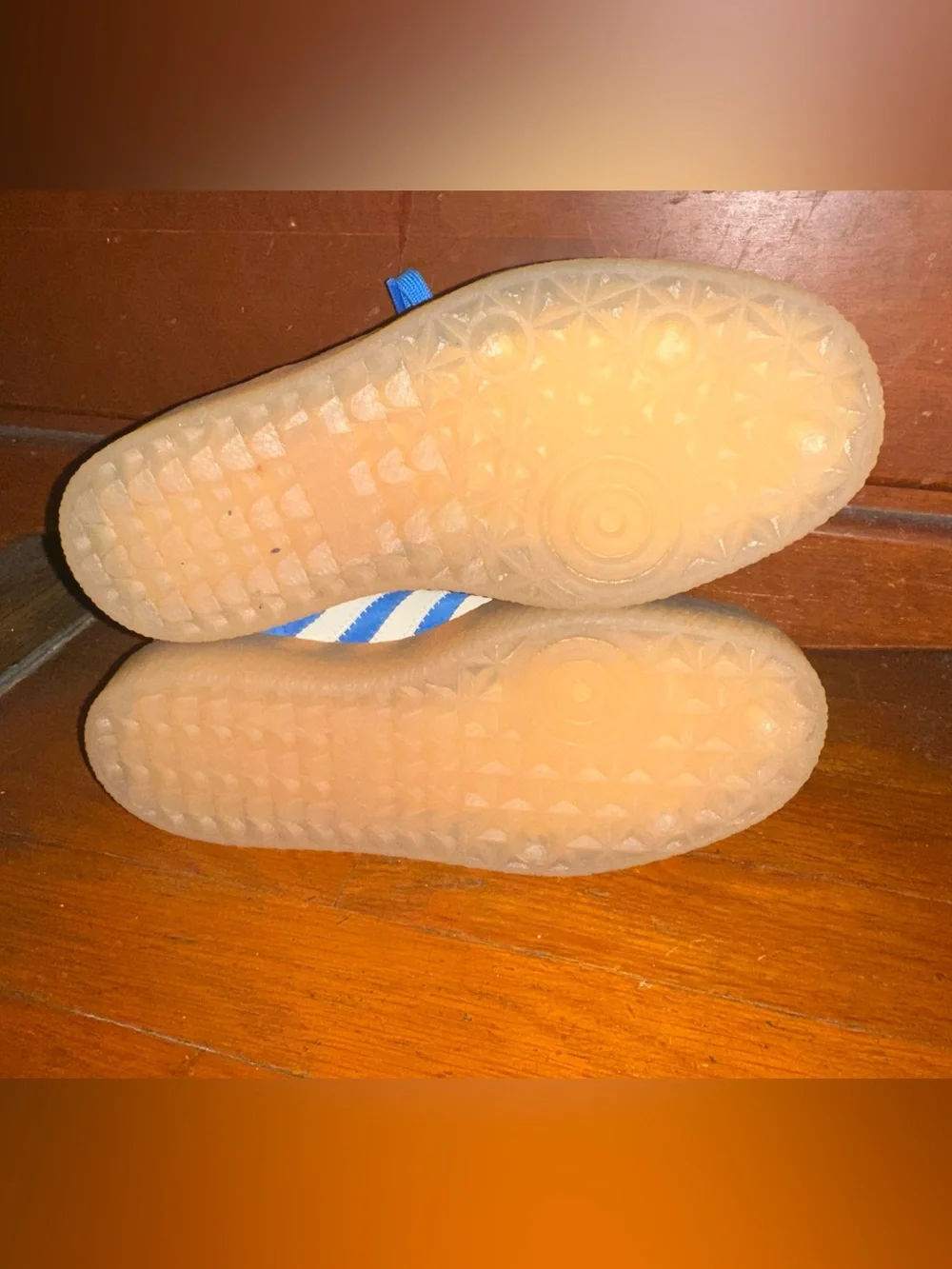 Adidas blue Sambae sneakers
